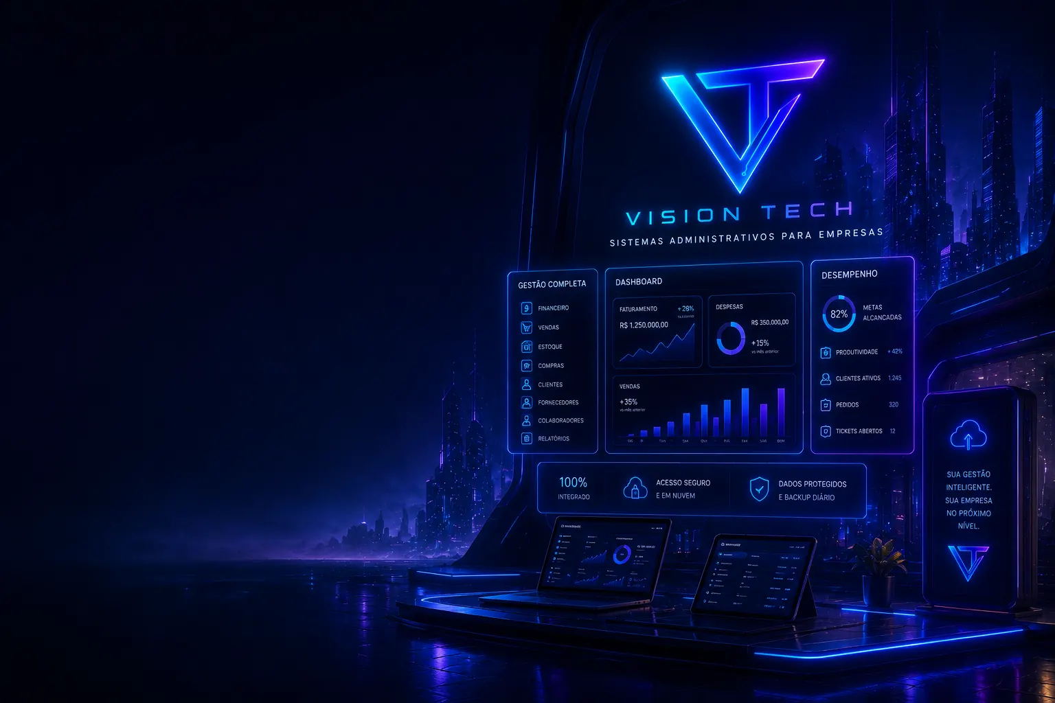 Sistema administrativo Vision Tech